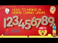 how to make a game using java how to make guessing game in java