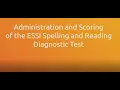 01 Introduction to Diagnostic Scholastic Assessments
