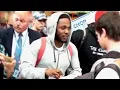 KENDRICK LAMAR WHITNEY ALFORD MOBBED AT SYDNEY AIRPORT