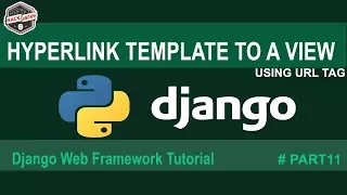 Python Django Url Linking of Template to a View - Django Basics Tutorial