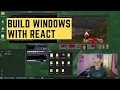Live Coding Windows 10 Clone in the Browser S01E29