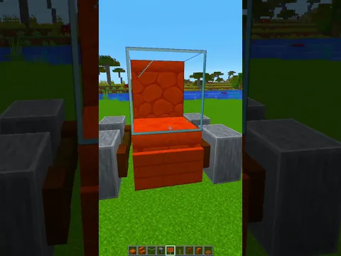 Minecraft Mini Excavator😎#shorts #minecraft