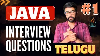 Java Interview Questions in Telugu Part 1 Java Placement Questions Vamsi Bhavani