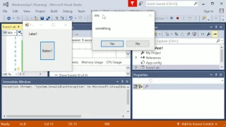 Create MESSAGE BOX in VB NET