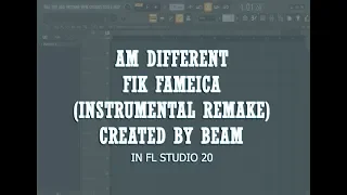am different fik fameika instrumental remake beats by beam