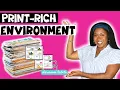 How to Create a Print-Rich Environment