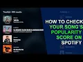 How to Check Your Song Popularity Score on Spotify