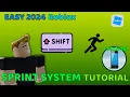 SHIFT TO SPRINT Tutorial Mobile Support - 2024 ROBLOX Studio DonutDev