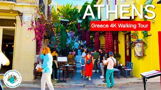 Athens Greece - 4K Ultra Walking Tour with Captions