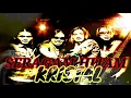seragam hitam  kristal