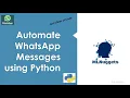 Automate WhatsApp Messages using Python