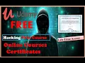 Udemy Free Hacking Course With Certificate ethical hacking course