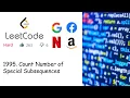 LeetCode 1955 Count Number Of Special Subsequences Hard Dynamic Programming C