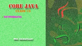 Core Java - Bangla Tutorial Networking