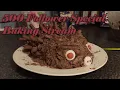 Baking a hedgehog cake or trying at least