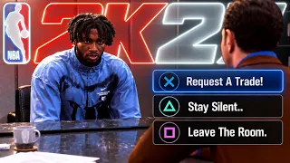 REQUESTING A TRADE IF I CAN'T START! - NBA 2K27 MyCAREER