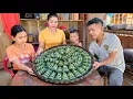 Download Lagu How to wrap banh chung with chit leaves - small family life | Hà Tòn Chài