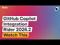 GitHub Copilot agent now natively integrated in Rider