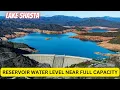 Lake Shasta Water Level Update Lake Shasta gained 1 million acre feet of water in one month