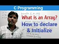 What is an Array ll How to declare and initialize in C Programming