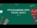 Programming With Visual Basic Intro Computer Form 3 Revision KCSE