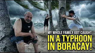 My SYRIAN Family Got TRAPPED in *BORACAY TYPHOON* 😱🇵🇭