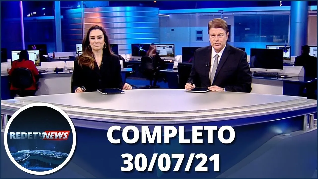 RedeTV News (30/07/21) | Completo