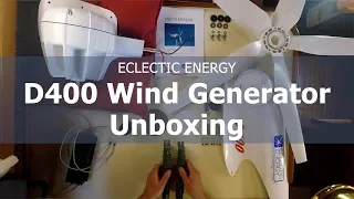 Eclectic Energy D400 Wind Generator Unboxing (Part 1)