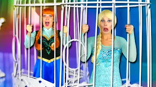 Hans Shrinks Elsa and Anna