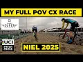 SUPERPRESTIGE NIEL CYCLOCROSS RACE U19 - Pov FOOTAGE - 4K 30 fps