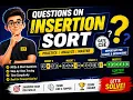 Lec-4 Questions on Insertion Sort Sorting Algorithm Gaurav