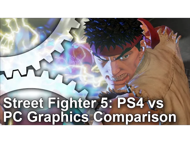 Street Fighter 5 PS4 vs PC Max Graphics Comparison