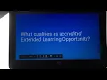 Extended Learning Opportunities