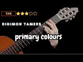 Digimon Tamers primary colours classical guitar cover with tab