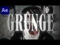 Insane GRUNGE Effect - After Effects Tutorial