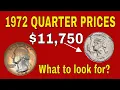 Rare 1972 Quarters worth money 1972 quarters value and what to look for