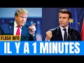 Lagu Macron quitte Davos en panique après le discours explosif de Trump