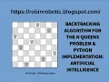 BACKTRACKING ALGORITHM FOR THE N QUEENS PROBLEM PYTHON IMPLEMENTATION ARTIFICIAL INTELLIGENCE