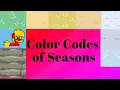 Color codes of seasons Ponytown