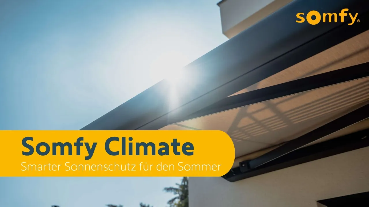Somfy Sonnenschutz & Smart Home — Somfy — Smart Roller Shutters for Home Comfort (YouTube video ad)