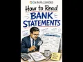 How to Read Bank Statements CA Raja Classes