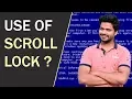 Importance Of Scroll Lock Key What Does Scroll Lock Do