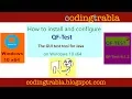 Install and configure QF-Test 4 1 2 - GUI test tool for Java Web byND