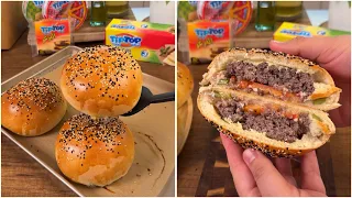 برغر إكسبرس 😍راح ديري بيه حالة بخبز خفيف ريشة وصفة سهلة ماهلة لازم تجربوها
