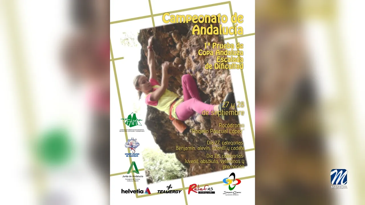 Manilva abrirá la Copa de Andalucía de Escalada de Dificultad