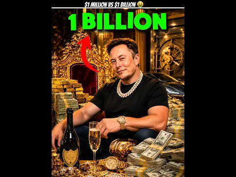 $1 Million vs $1 Billion — The Shocking Difference! 🤑💰