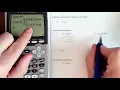 Using the Common and Natural Logs on the TI 84