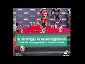 Tingkah Kocak Toprak Ketika Kabur Saat Di Semprot Sampanye Oleh Alvaro Bautista