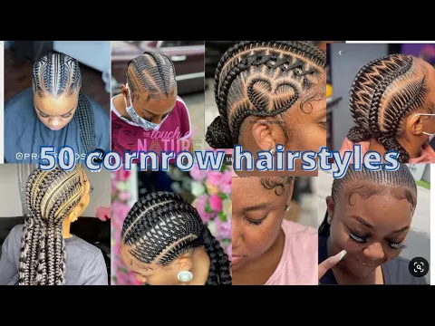Download MP3 50 beautiful cornrows/ stitch braids hairstyles 2022