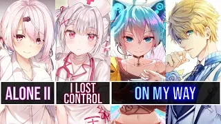  switching vocals alone ii lost control on my way alan walker walker the fox 126 yt 